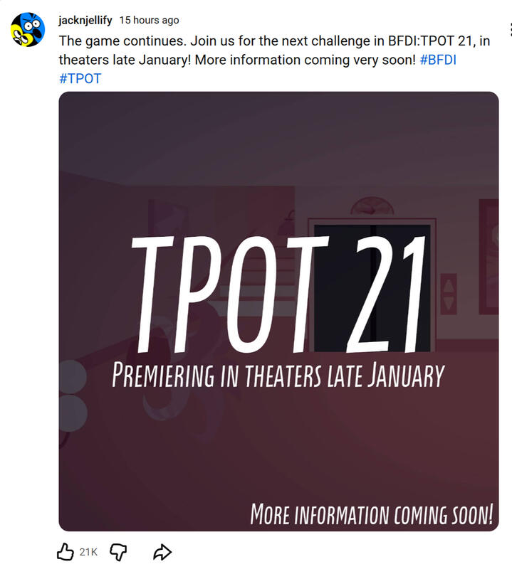 TPOT 21 Premiering in theaters late January